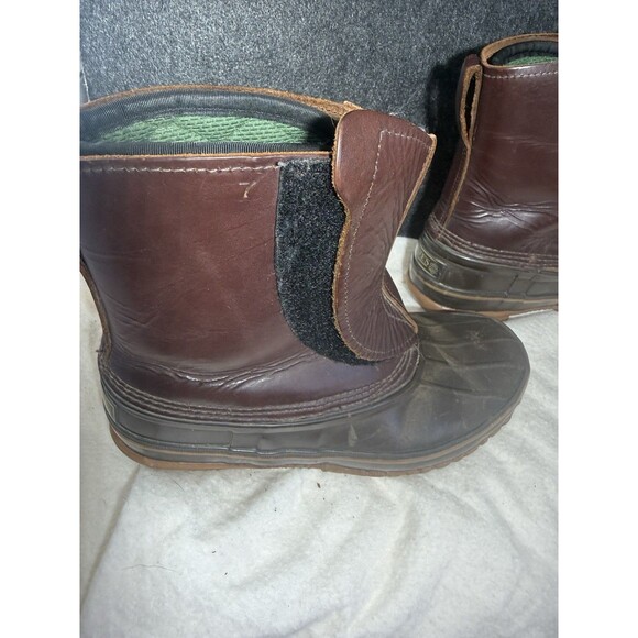 Schnee Montana II TT, Insulated, Rubber Soled, Slip-On PAC Boots 7 Made in USA main image 10